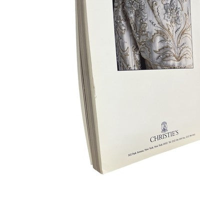 Christie’s 1997 Princess Diana Dresses Auction Catalogue Results Insert - back view