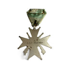 Bulgarian Order Military Merit 4th Class Cross Swords Silver Gold Medal Kingdom