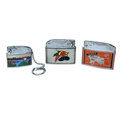 Vintage Penguin Petrol Lighters Job Lot 3 Switzerland Corby’s Jersey Japan