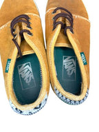 Vans Suede Lace Up Trainers Mustard Orange UK 5 Vulcanised Sole Skate Shoes