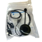 Call Centre Headset Mono Telephone Headset w Adapter Lead Boxed New