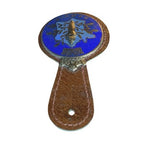 Vintage French Police Municipale Servir Crown Torch Enamel Badge Insignia