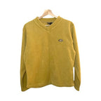 Voodoo Dolls Womens Mustard Yellow Fluffy Fleece Pullover Jumper Size M