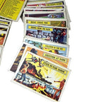 1965 A&BC Battle WWII Trading Cards 63/73 Near Complete Set UK Gum - front view