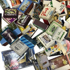 184 Vintage Matchboxes Job Lot Souvenir Hotel Travel Advertising Labels Ephemera