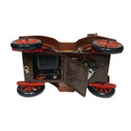 Century 1901 Old Timer Car Tin Toy Battery Operated Japan Driver Figure Vintage