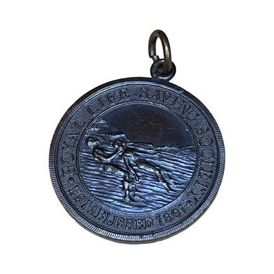 Antique 1913 Royal Life Saving Society Medal J Kennedy Swimming Award — view 2