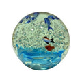 Large Studio Art Glass Aquarium Fish Paperweight Bubble Glass Sculpture 2.2kg