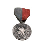 Vintage French Medal of Honour Labour Commerce Industry Marseille Silver