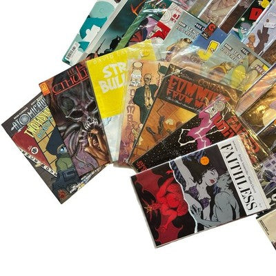 47x Mixed Indie Comics Bundle Alternative Fantasy Horror Sci-Fi Graphic Novel Lo