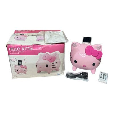 Hello Kitty KT1 iPod Dock Speaker Boxed Remote Manual 30-Pin F3 Sanrio