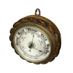 Antique English Oak Aneroid Wall Barometer Guaranteed English Make c1900