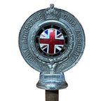 Vintage 1930s RAC Royal Automobile Club Associate Enamel Car Badge Mascot - front view