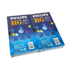 2x Sealed Philips HG 200 Blank VHS Video Tapes 200 Min 3⅓ Hr 2000 Limited Ed