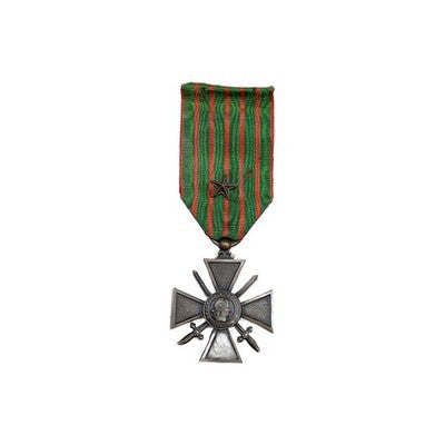 French Croix de Guerre 1914-1918 WW1 War Cross Bronze Star Citation Medal Origin