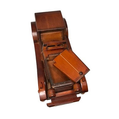 Bugatti Type 41 Royale 1927 Wooden Model Car Cigarette Box Vintage Collectable — view 3
