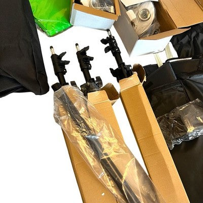 Andoer Photography Studio Lighting Kit Softbox Backdrop Set — view 2