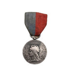 Vintage French Medal of Honour Labour Commerce Industry Marseille Silver