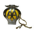 Vintage AA Car Badge Automobile Association 1960-61 Winged Wheel Emblem 3B44981