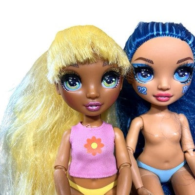 3x Rainbow High Dolls Bundle Sunny River Violet MGA 2019 — view 2
