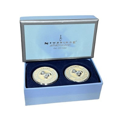 Newbridge Silver Plated Baby Tooth Curl Box Set Teddy Keepsake Gift Boxed