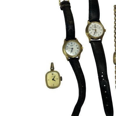 Job Lot 6 Vintage Ladies Watches Rotary Lorus Citizen Sekonda Timex Spares