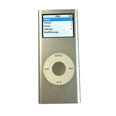 Apple iPod Nano 2nd Generation 4GB Silver MP3 Player A1199