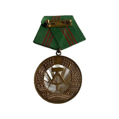 East German Volkspolizei Faithful Service Medal III Class Bronze DDR GDR 1954