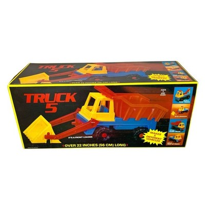 1979 Durham Industries TRUCK 5 Modular Toy Set Boxed NOS Vintage Complete — view 1