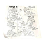 1979 Durham Industries TRUCK 5 Modular Toy Set Boxed NOS Vintage Complete