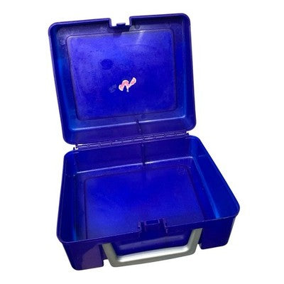 Vintage Harry Potter Lenticular Lunch Box Blue Metal Tin Holographic Case