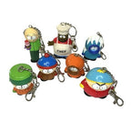 7x Vintage South Park Keychain Figures 1998 Kenny Chef Mr Garrison PVC Bundle