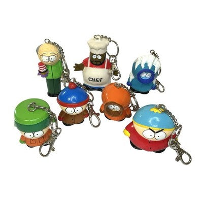 7x Vintage South Park Keychain Figures 1998 Kenny Chef Mr Garrison PVC Bundle — view 2