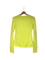Leeds United Heritage White Label Yellow Gym Stretch Running Top BNWT Size 6