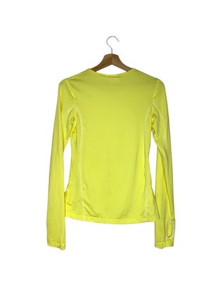 Leeds United Heritage White Label Yellow Gym Stretch Running Top BNWT Size 6