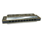 Vintage Hohner Big River Harp MS 10 Hole Harmonica Germany with Case