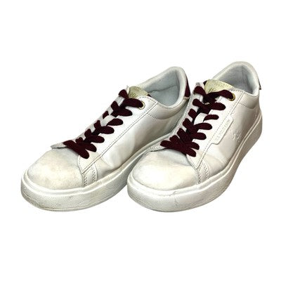 U.S. Polo Assn Womens White Trainers UK 5 Casual Lace Up Sneakers Shoes