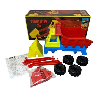 1979 Durham Industries TRUCK 5 Modular Toy Set Boxed NOS Vintage Complete — view 2