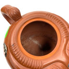 Vintage Yixing Zisha Pig Teapot Factory 1 Square Circle Purple Clay Boxed
