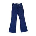 ISHU Y2K Flare Jeans Womens 24" Waist Dark Blue Stretch Denim BNWT Deadstock