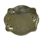 Montana Silversmiths Silver Plate Eagle Western Cowboy Belt Buckle USA - back view
