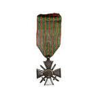 French Croix de Guerre 1914-1918 WW1 War Cross Bronze Star Citation Medal Origin