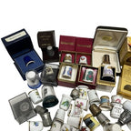Large Vintage Collectable Thimble Job Lot Royal Doulton Spode Caverswall Boxed