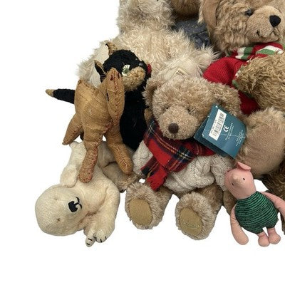 32x Vintage Teddy Bear & Soft Toy Job Lot Harrods Winnie Pooh Cheburashka Boyd’s