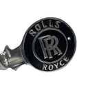 Rolls Royce Car Badge Emblem Novelty Key Shaped Wall Mount Coat Hook - front view