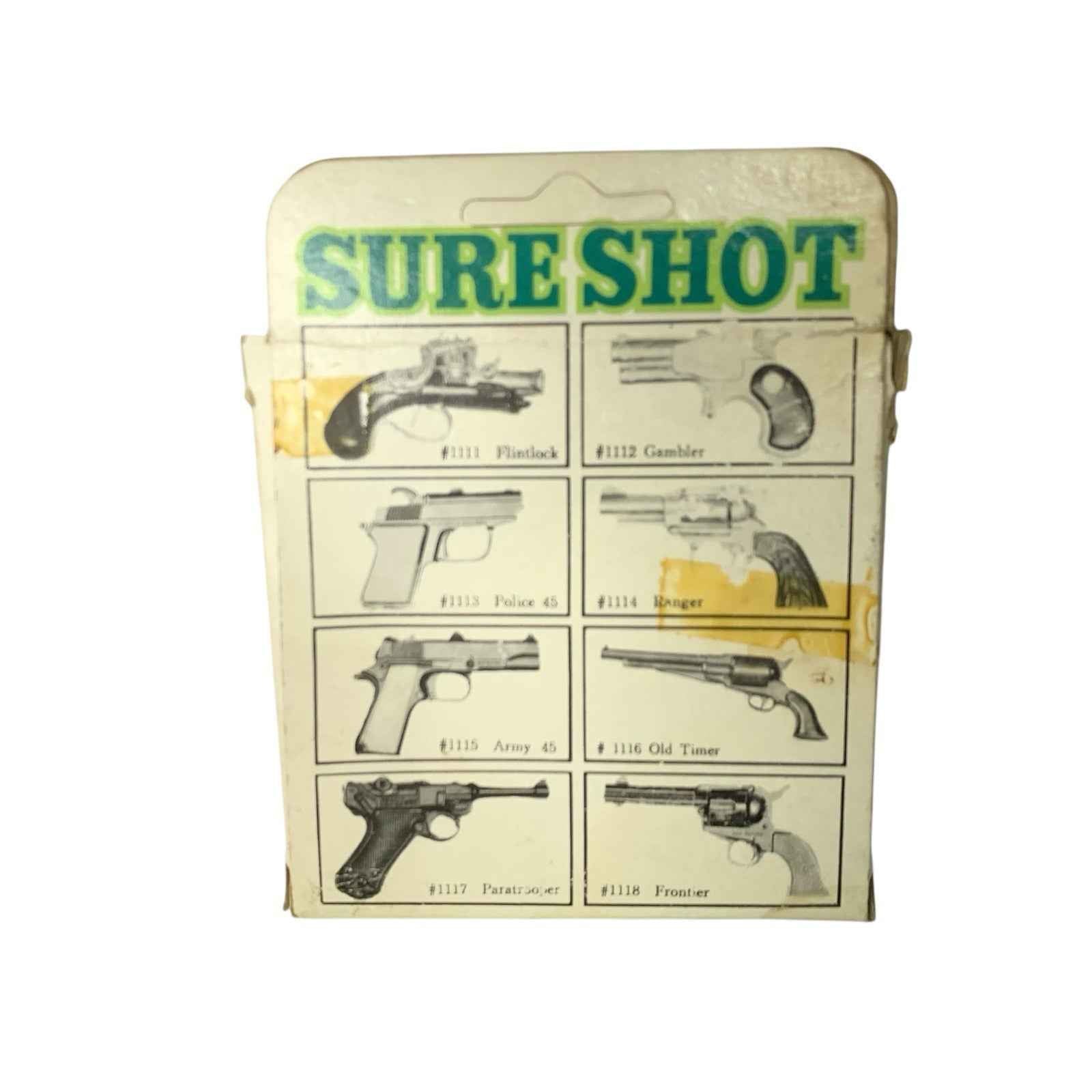 Vintage Bundle 6x Sure Shot Die Cast Mini Cap Gun by Zylmex 5 Boxed