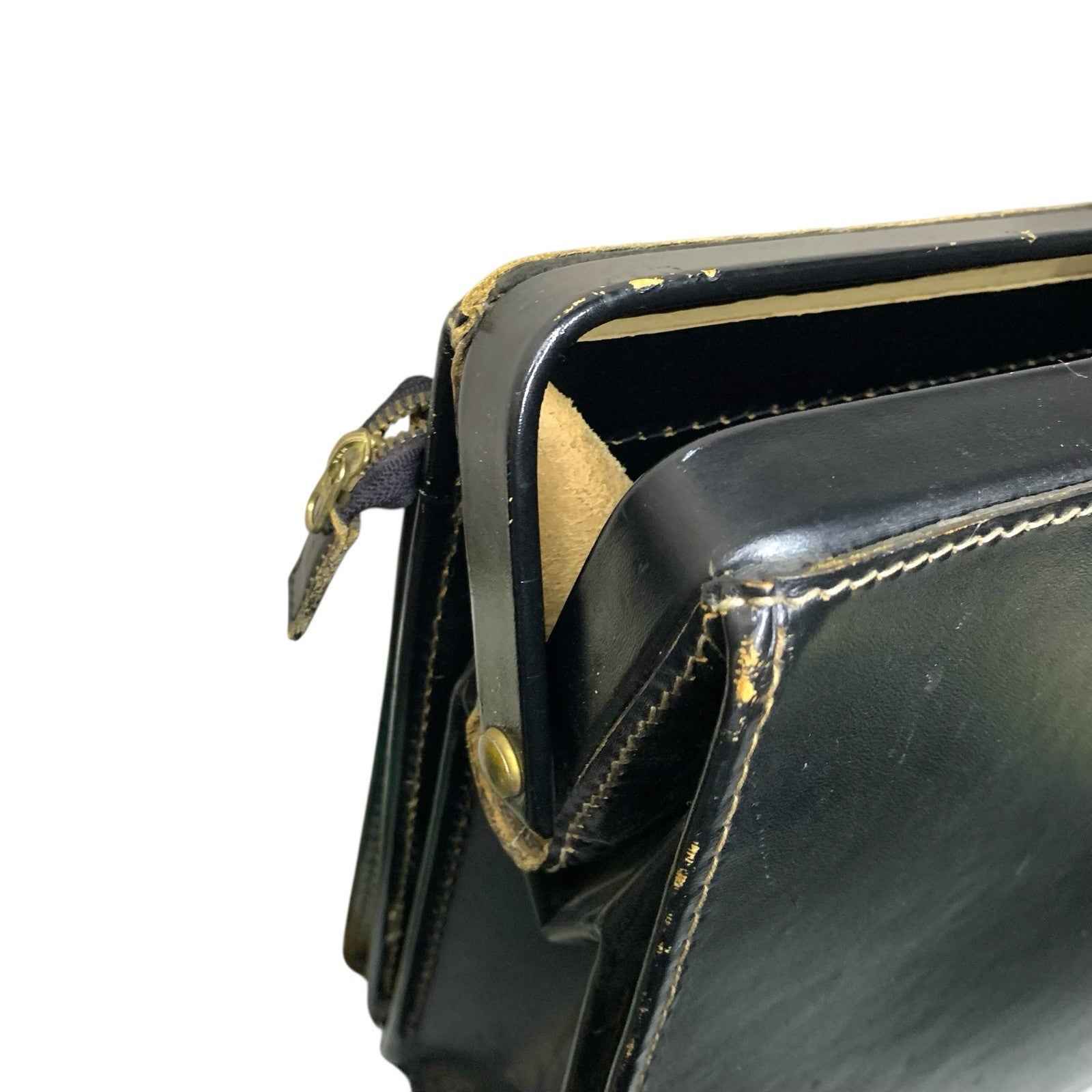 Vintage Papworth Leather Luggage Lawyers Doctors Attache Briefcase Brown Case