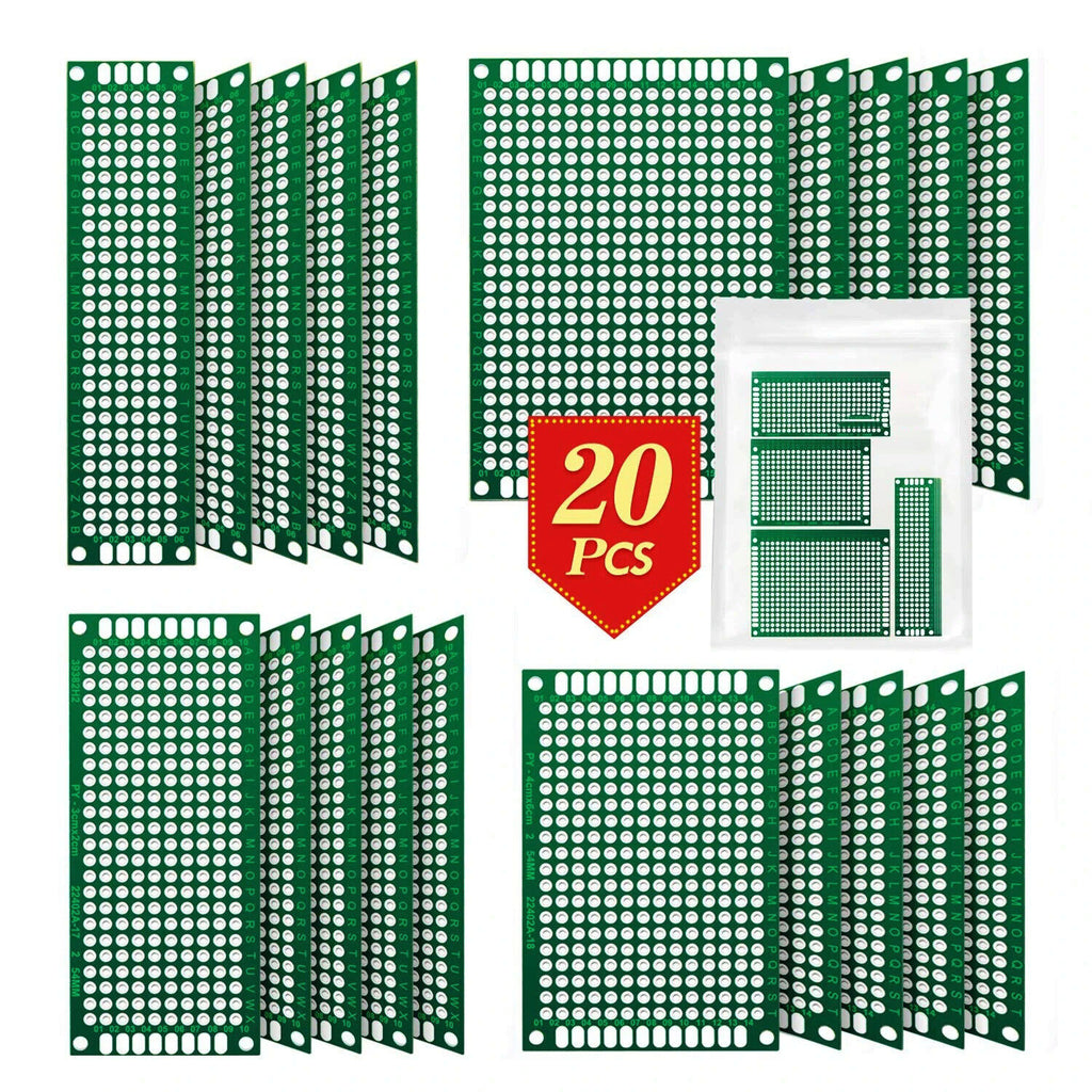 20pcs/lot Double Side Prototype Diy Universal Printed Circuit PCB Board Protoboa Printed Circuit Boards (PCBs) by TheVoyageBird