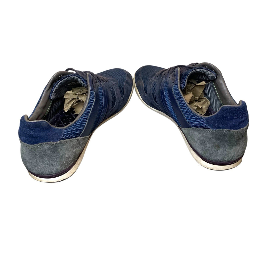 Hugo Boss Mens Navy Blue Trainers UK Size 7 Shoes Casual Sneakers