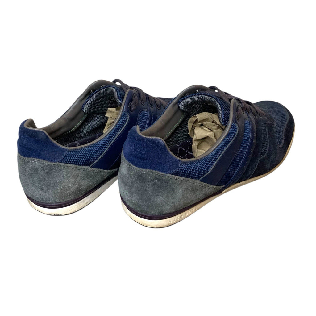 Hugo Boss Mens Navy Blue Trainers UK Size 7 Shoes Casual Sneakers